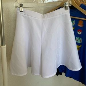 White Tennis Skirt